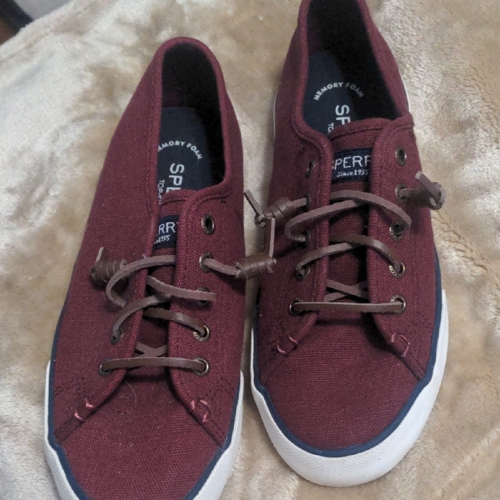 Sperry Men's Burgundy Casual Shoes